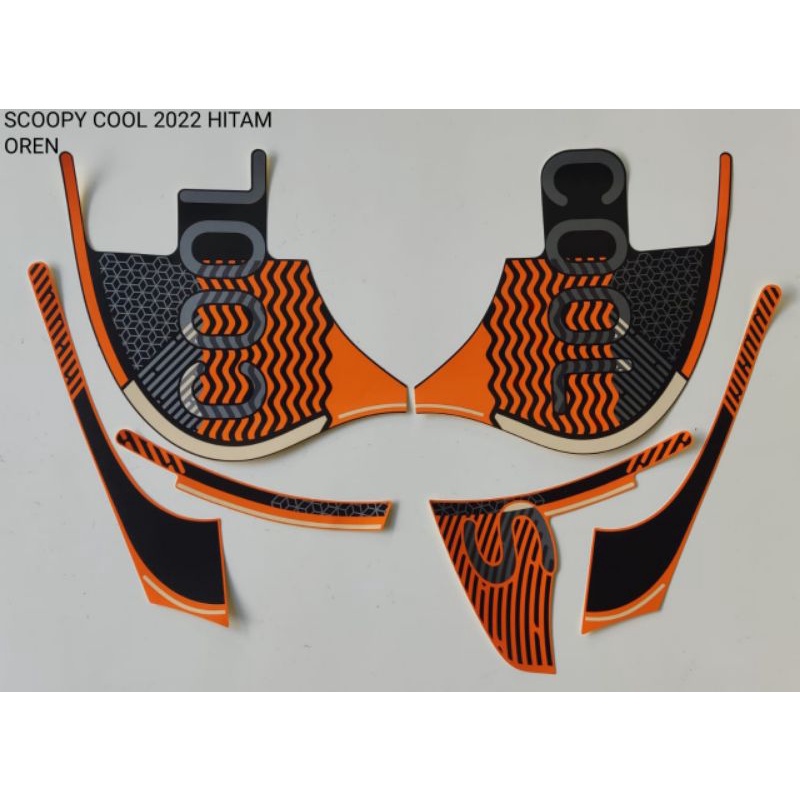 STRIPING SCOOPY COOL 2022 HITAM OTEN