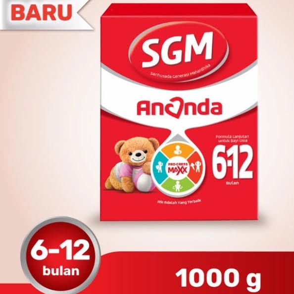 SGM 6-12 1000gr - SUSU FORMULA ANAK 6-12 BULAN