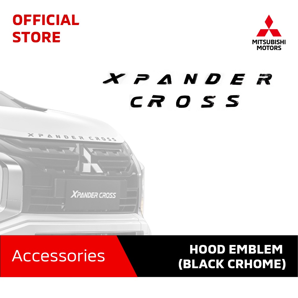 Mitsubishi Motors HOOD EMBLEM (BLACK CHROME) Xpander Cross [MZ336057]