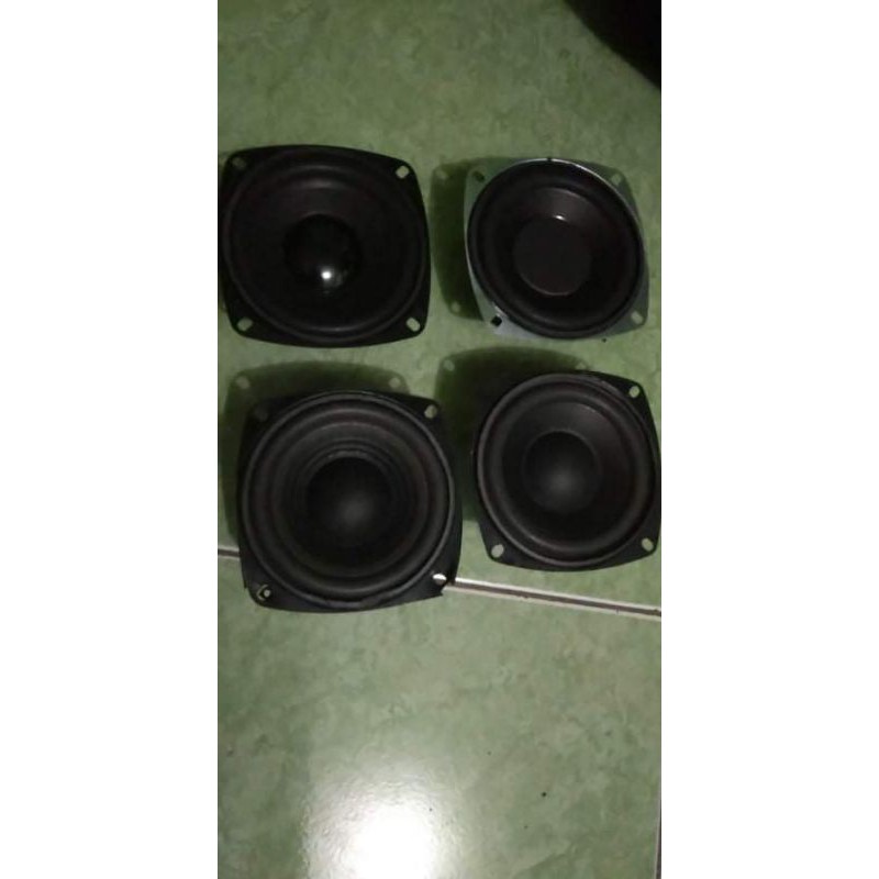speaker 4 inch bekas, normal dan bagus