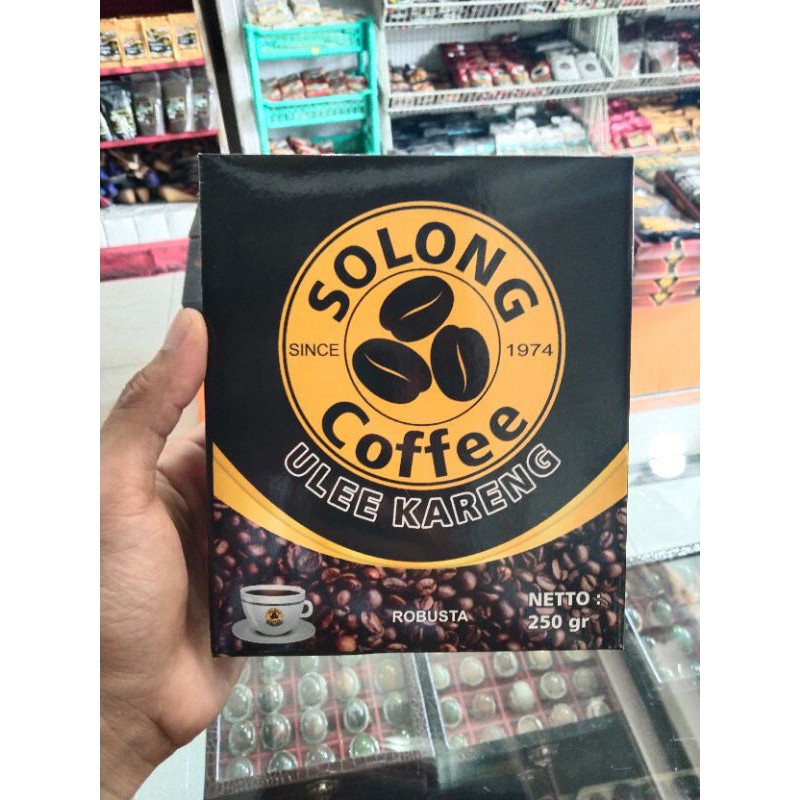 

Kopi Solong Robusta Ulee Kareng 250 g