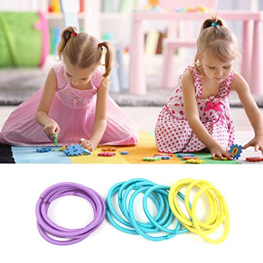 50/100pcs Elastic Hair Bands Ponytail Holder Scrunchies Kids Hair Ropes Rubber