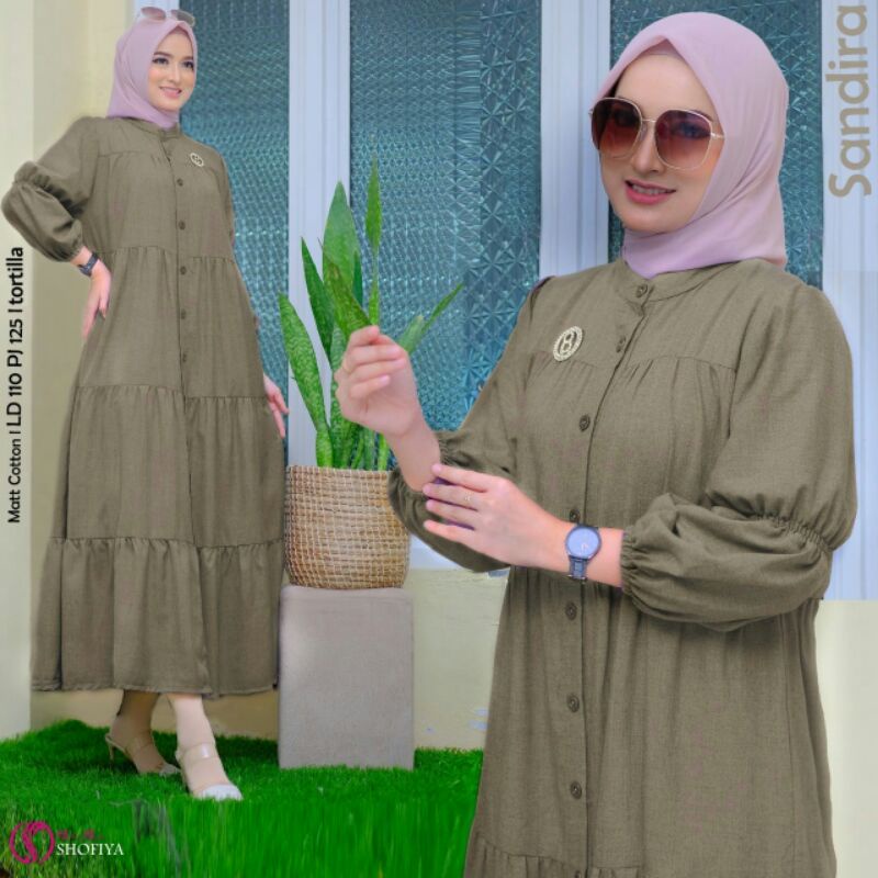 SANDIRA &amp; SANDRA Midi Dress Ori by Shofiya