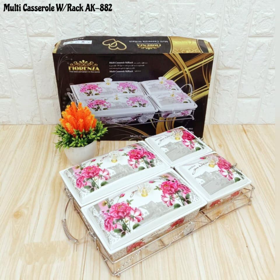 Wadah Saji Casserole Basi Fiorenza AK-882