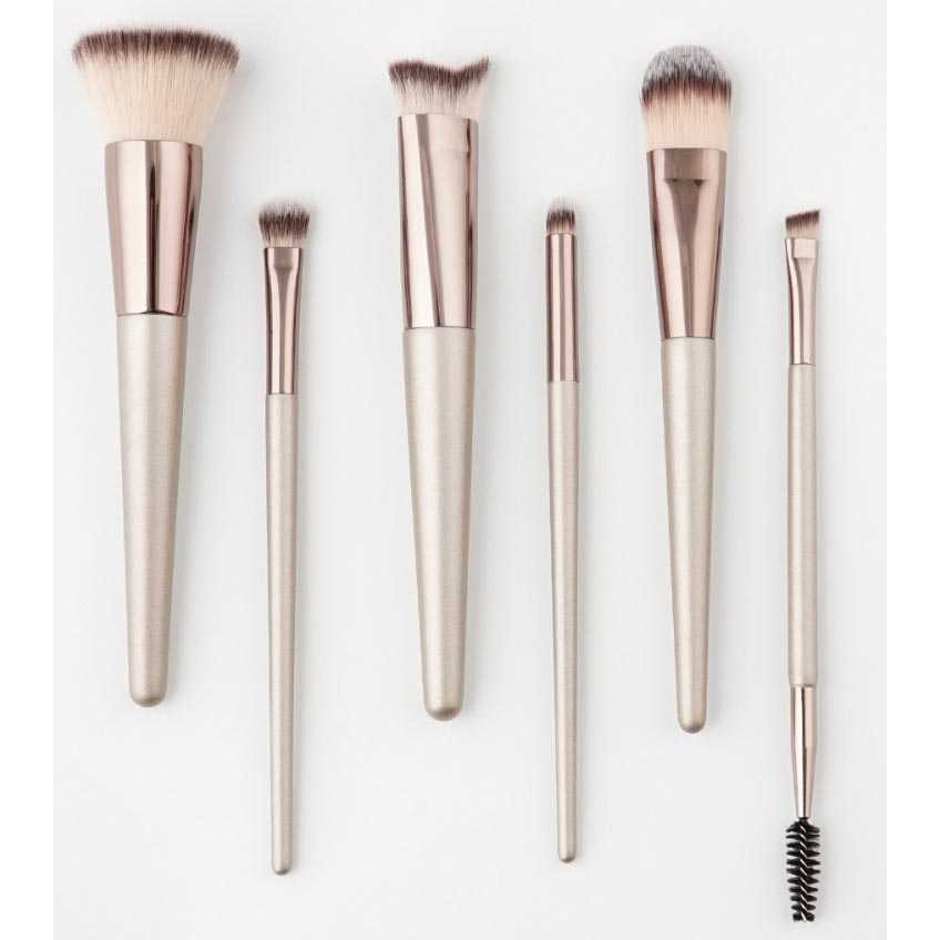 Brush Makeup Set 6PCS Kuas Aplikator Make Up Alat Kecantikan Lainnya Brus Blush On Kosmetik Murah