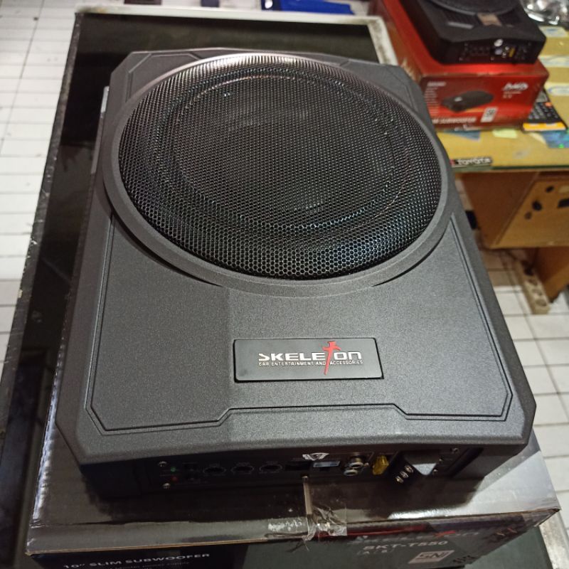 subwoofer kolong slim SKELETON SKT-T550 10"inch
