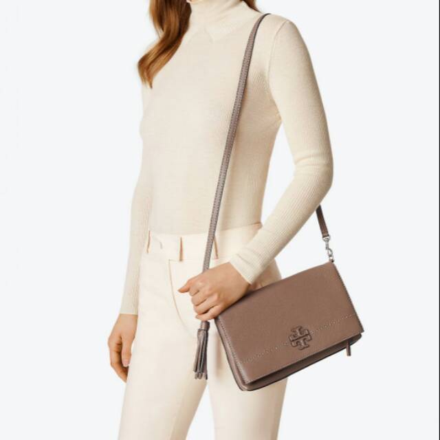 Tory Burch McGraw Fold Over Crossbody slingbag tas selempang original authentic