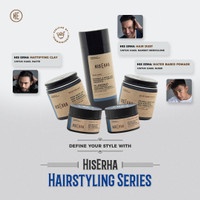 HIS ERHA Pomade Rambut Pria Mattifying Clay 35 gr - Tampilan Stylish &amp; Natural