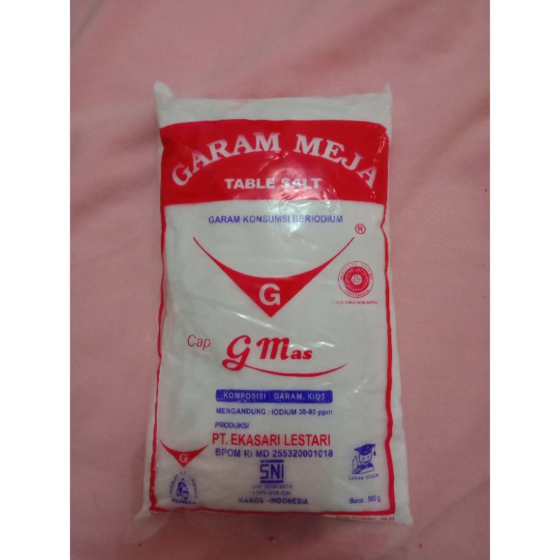 

Garam halus 500gram
