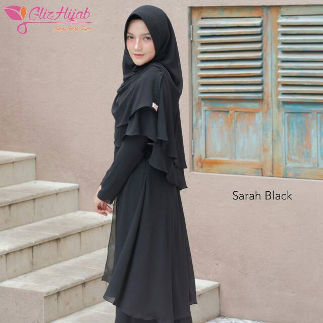 Sarah dress black by glizhijab