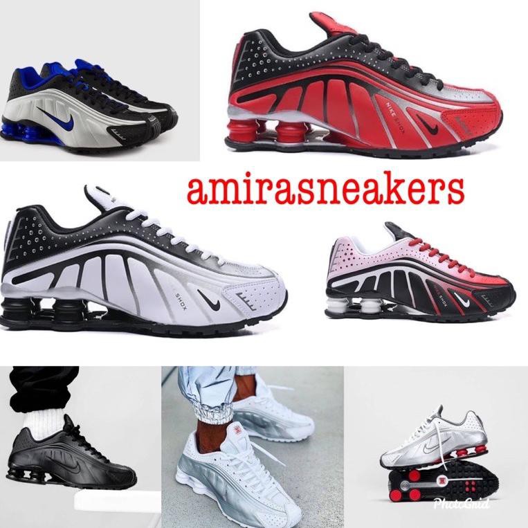 [KODE 267] SEPATU NIKE SHOX R4 NEYMAR PREMIUM ORIGINAL MEN