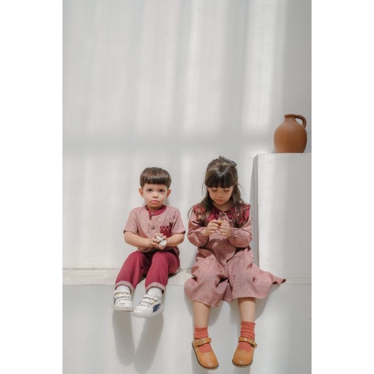 Zehan Family Couple by Qinthakids | Baju Setelan Dress Couple Kembaran Anak Raya Series Lebaran