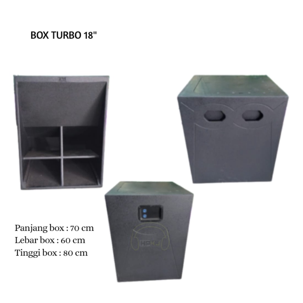 BOX KOSONG SUBWOOFER MODEL TURBO 18" BOX TURBO 18 INCH