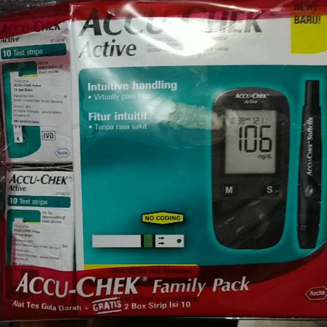 Accu-chek Active / Tes Gula Darah / Accucheck aktive