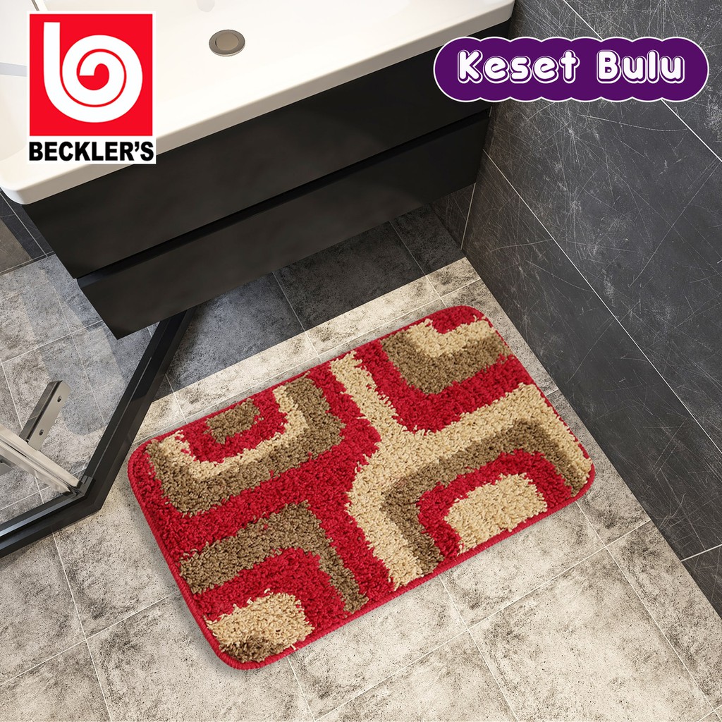 KESET RUMAH ANTISLIP BULU HALUS  / KESET KAMAR MANDI PREMIUM UK 40X60CM