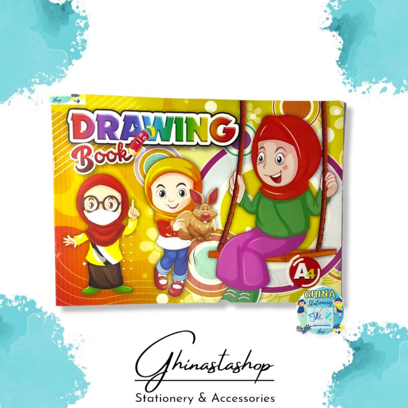 

Buku Gambar Fancy A4 Motif karakter Drawing Book