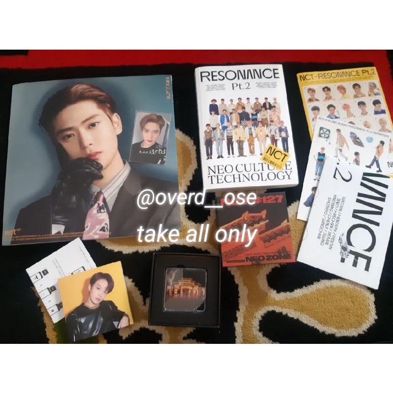 Album NCT 127 Regulate Jaehyun Set + Album Resonance + Album Neozone Kihno Ver (Jaehyun Taeyong Doyo