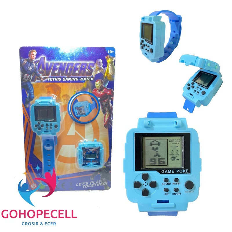 Jam Tangan Anak Game Tetris Ada 99 Jenis Game Jam Tangan Bisa Main Game Karakter Avengers Helokitty