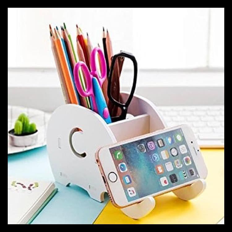 

Tempat Kotak Pensil - Pulpen - Hp Putih Multi Fungsi Model Gajah Kpg - Putih Kode 1213