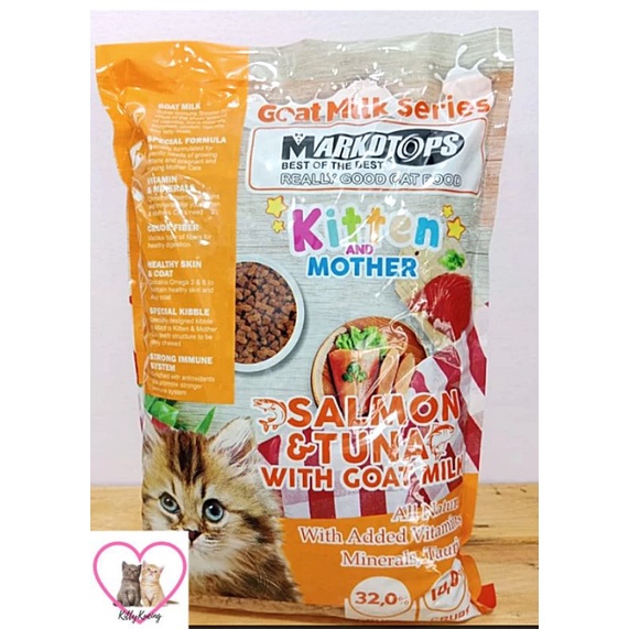 Markotop Kitten and Mother Salmon Tuna 1Kg Makanan Kucing