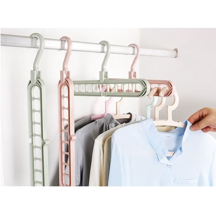 Magic Hanger Instant 9 in 1 / Gantungan Baju Ajaib / Gantungan Baju 9 in 1