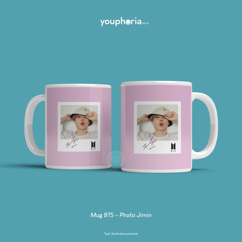 Mug Custom - Mug BTS - Mug BT21 - Souvenir Kpop - Merchandise Kpop BTS Jimin