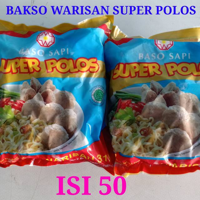 

BAKSO WARISAN SUPER POLOS ISI 50