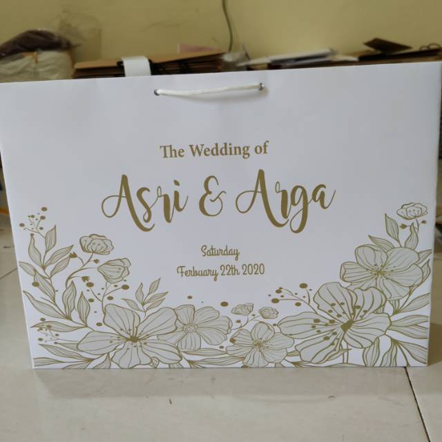 

Paperbag bridesmaid 35x10x25