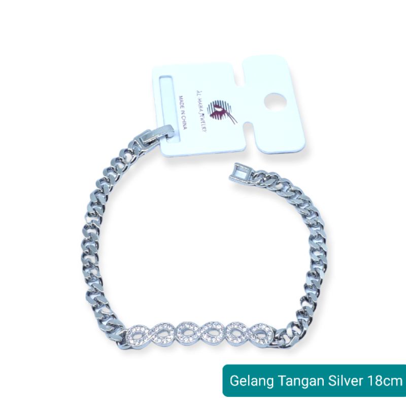 Gelang xuping dewasa model rantai silver