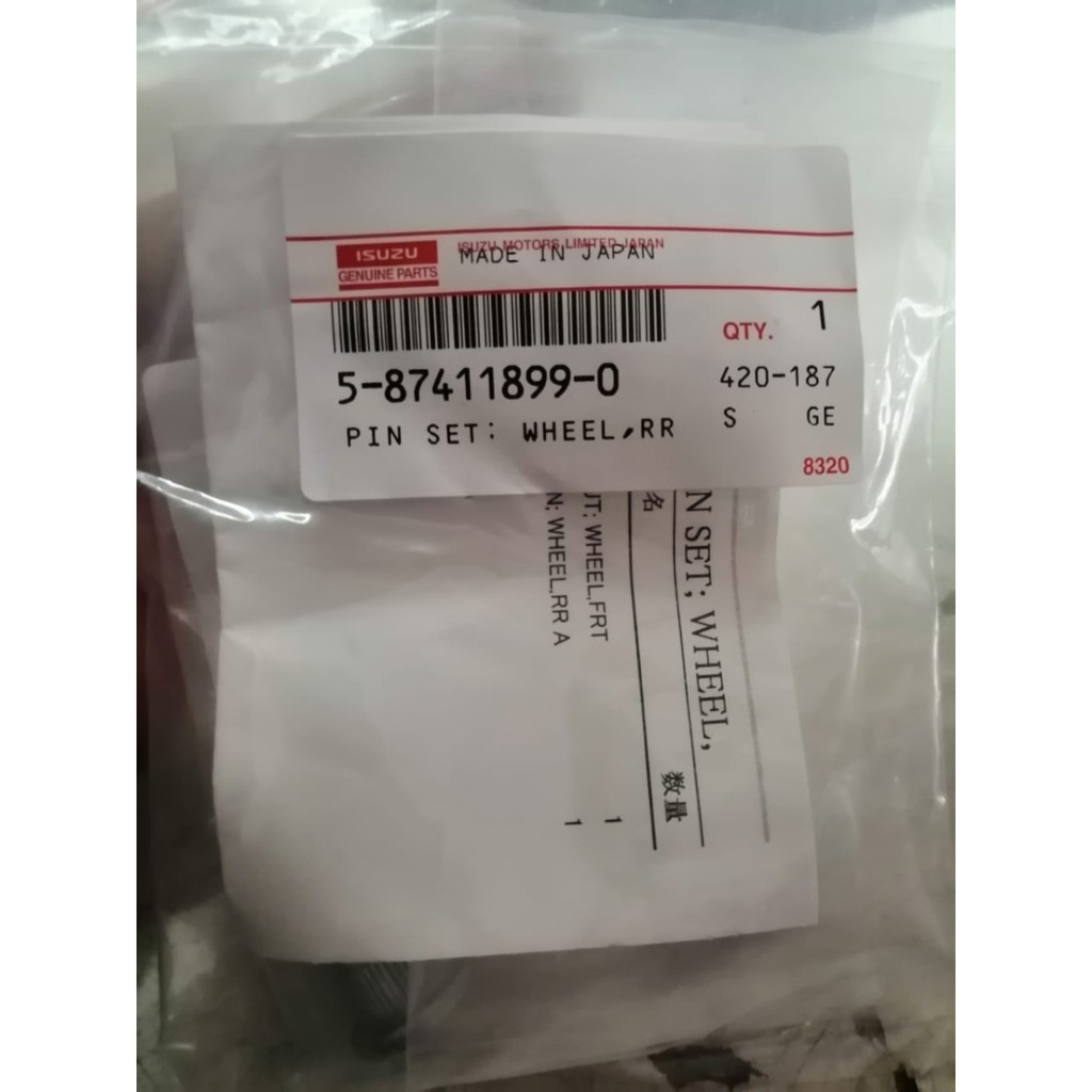 Baut dan Mur roda isuzu panther 2.3 / 2.5 original