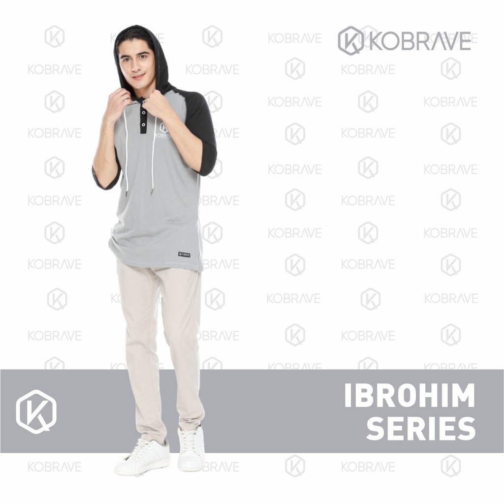 Busana Muslim Kobrave Terbaru Hoodie Pria Ibrohim Series Baju Koko Kekinian