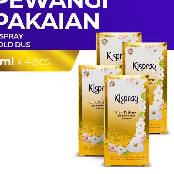 

PROMO BESAR (fcx-1272) Kispray Dus Glamorous Gold 11 ml - 4 Dus