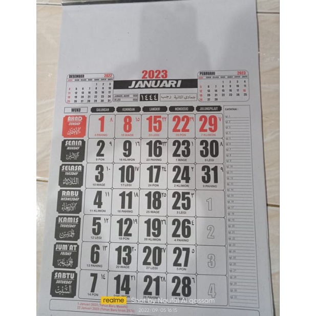 

kalender tahun 2023