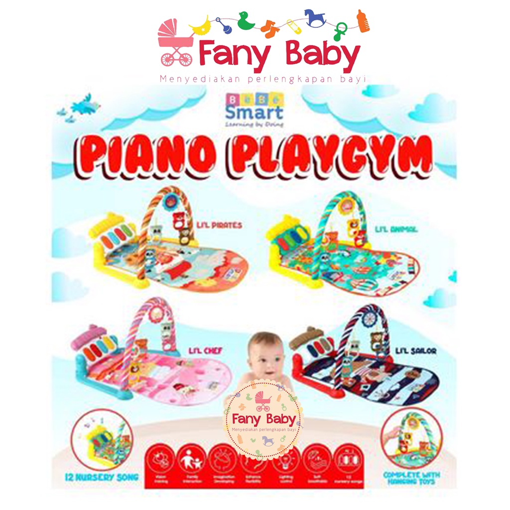 BEBE SMART PIANO PLAYGYM 0M+