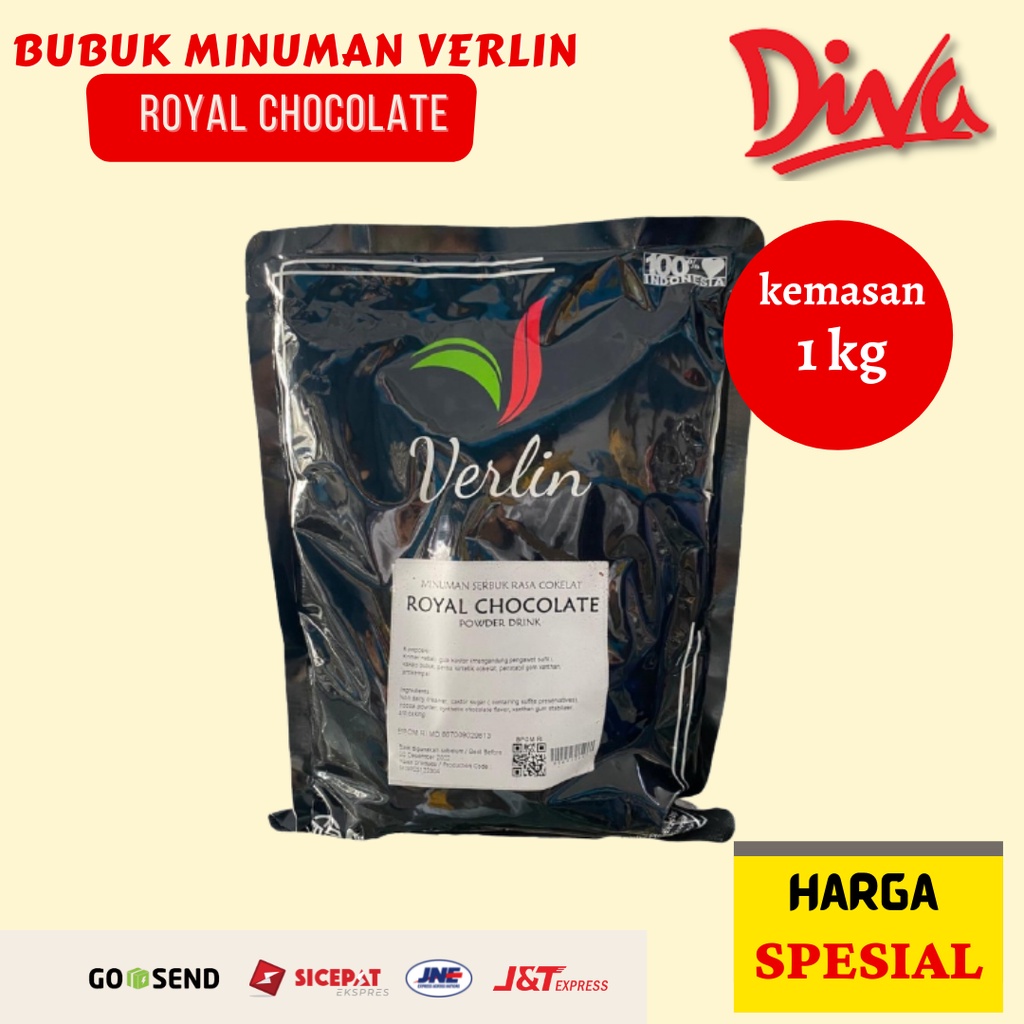 

[1kg] Bubuk Minuman Verlin Royal choco / Verlin Royal Chocolate