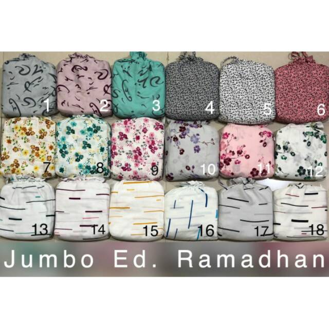 Mukena hadramaut jumbo ramadhan keren