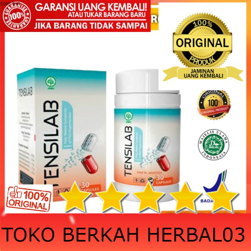100% ASLI Tensilab Original Asli Obat Hipertensi Menurunkan Kadar Gula Darah Ampuh Tensilab Asli
