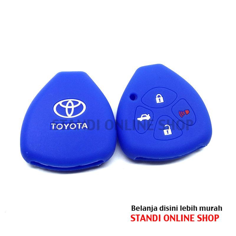 Kondom Kunci Silikon Remote Keyshirt Toyota Camry 4 Tombol