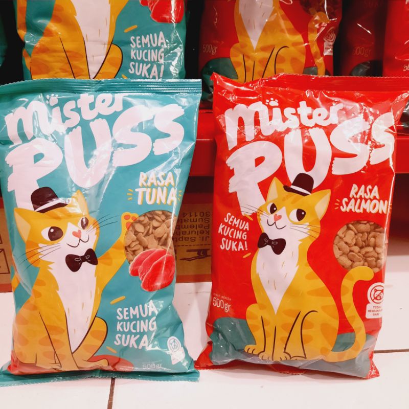 Makanan kucing Mister Puss - Cat food Freshpack Mister Puss