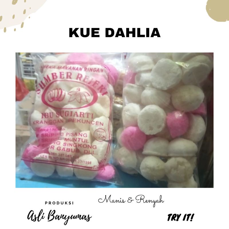 

KUE DAHLIA | KHAS BANYUMAS | HARGA TERJANGKAU | FREE GIFT MIN. BELANJA 50K (all item)