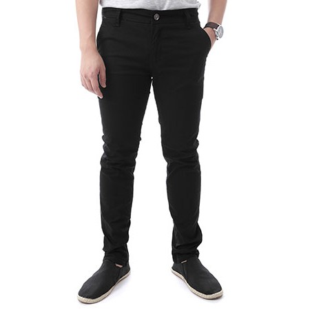 CELANA CHINO BARAZHA STRETCH COTTON TWILL STRETCH HITAM KHAKI CREAM ABU MUDA ABU TUA TERMURAH D6U0