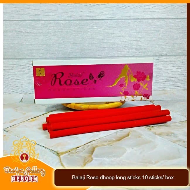 Dupa/ Hio Wangi Harum Balaji Rose Dhoop long sticks 10 sticks