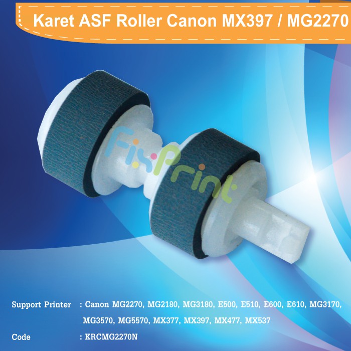 Karet ASF Roller Canon MG2270 MG2180 MG3180 E500E510 MX497 MX397 MX377 Penarik Kertas