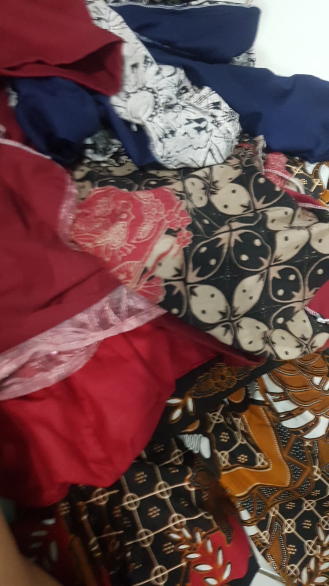 Bavc Batik Tunik Zipper Depan M L Xl Xxl