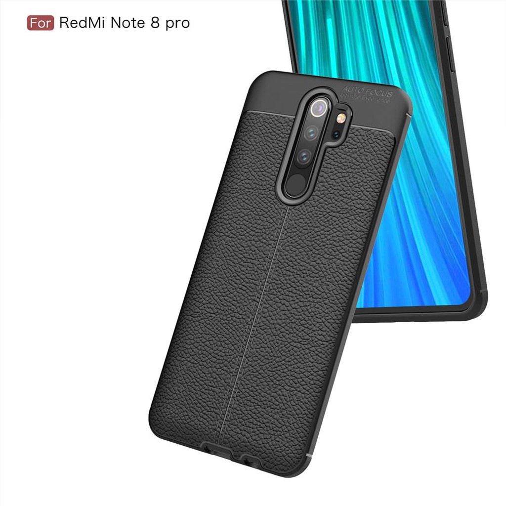 Case Auto Focus Softcase Casing for Xiaomi Redmi Note 8 Pro - Hitam