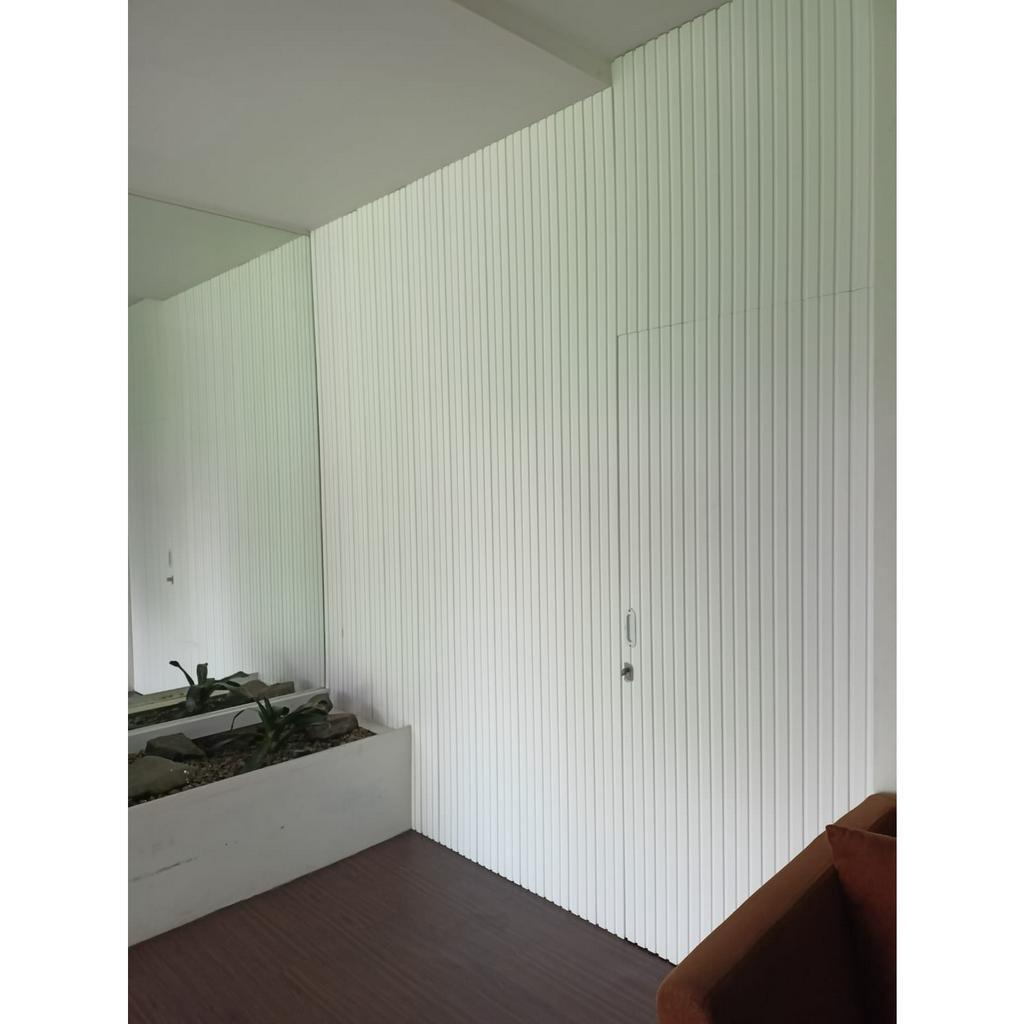 Wall Panel BALIAN - A1W WHITE Triple Bar / Dinding Kayu