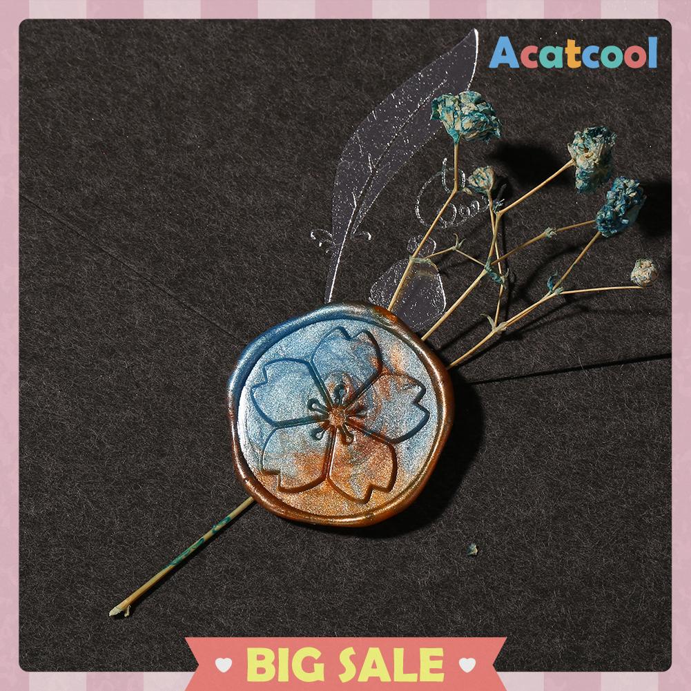 200Pcs Manik-Manik Lilin Stempel Segel Amplop Bentuk Oktagon Gaya Vintage