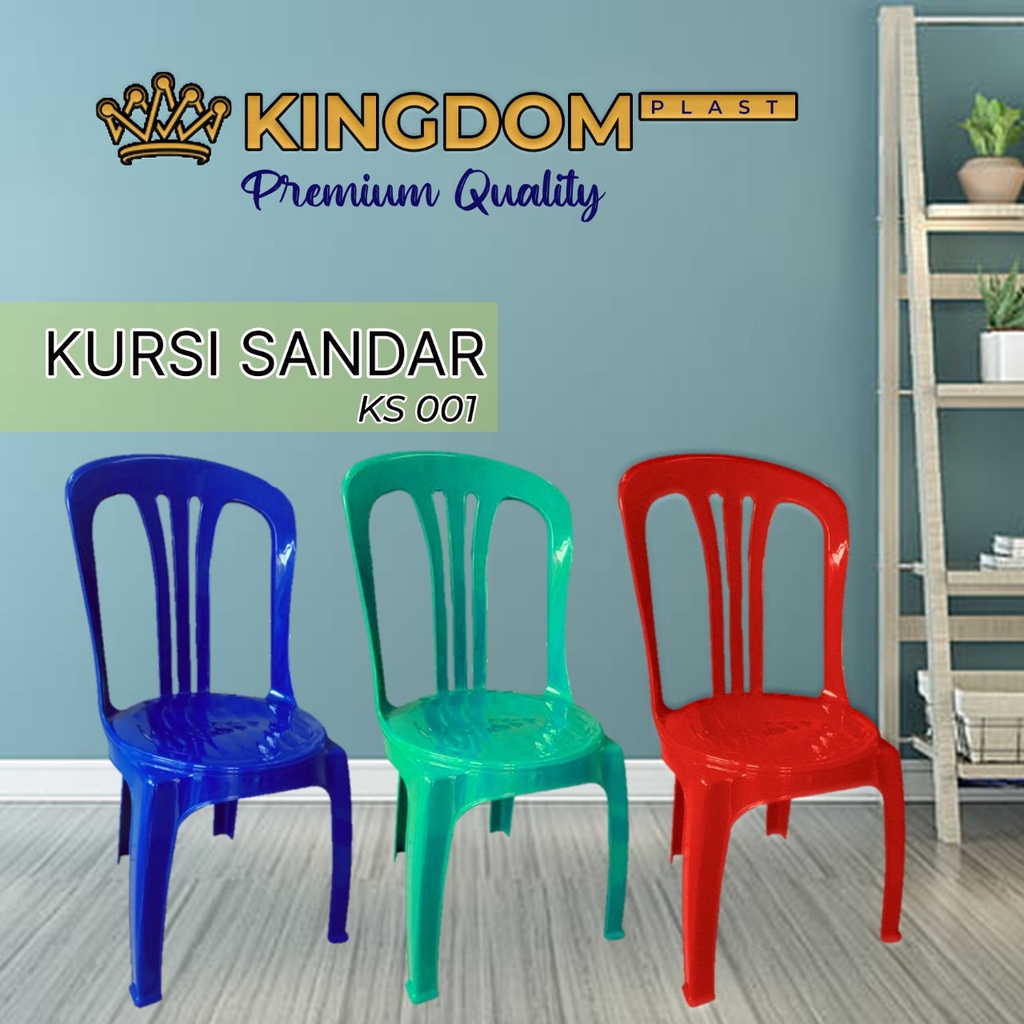 kursi / bangku plastik sender kursi sandaran plastik KUAT DAN KOKOH KURSI SANDAR KINGDOM