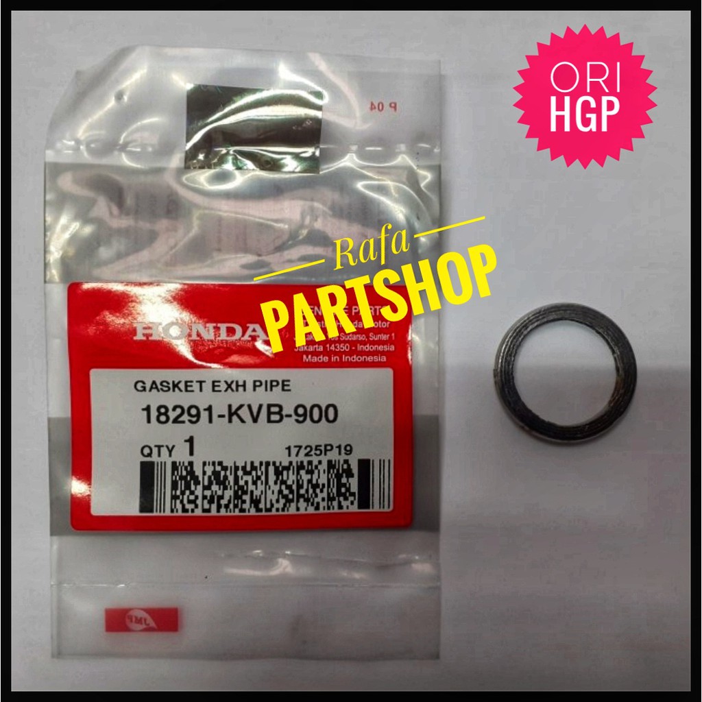 Gasket Exh Pipe Paking Knalpot BeAT Genio Scoopy Spacy Scoopy Vario 18291KVB900 ORI AHM
