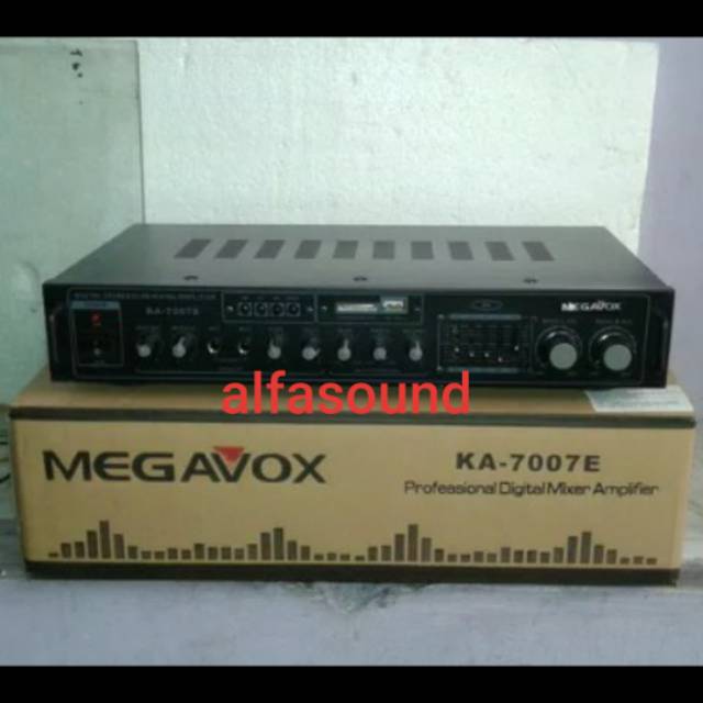 Amplifier Ampli Mixer MEGAVOX KA-7007E KA 7007E KA7007E